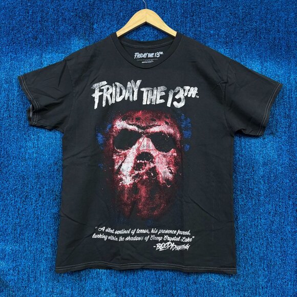 Bloody Disgusting x Friday the 13th Jason Voorhees T-Shirt Size Medium - Picture 1 of 4